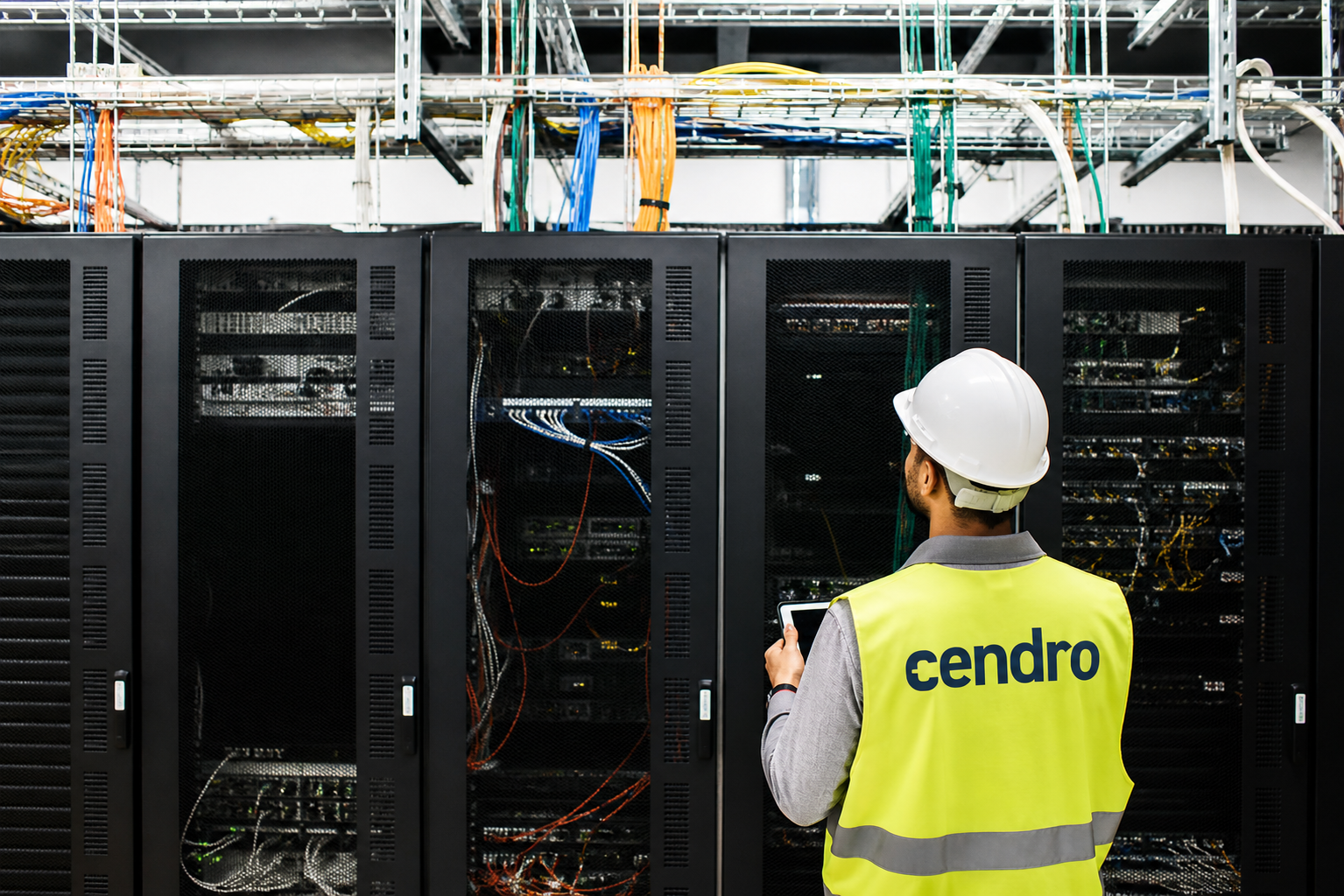 Cendro technician in data centre